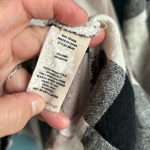 Soft Surroundings Plaid Tunic - Picture 3 of 7